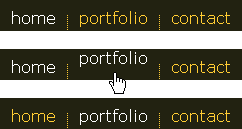 site-menu met grotere letters
